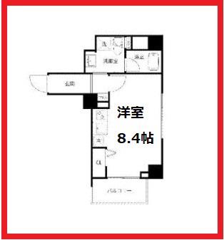 ハイリーフ上野(ワンルーム/11階)の間取り写真