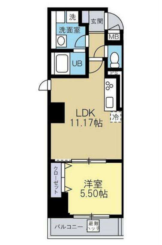 MAISON M K MAISON M K(1LDK/3階)の間取り写真