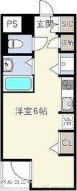 ドゥマン梅田(ワンルーム/4階)の間取り写真