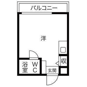 プレアール吹田泉町II(ワンルーム/3階)の間取り写真