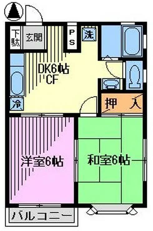 エスペランサ 2階階 間取り