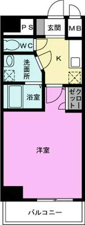 キャメロット新越谷 5階階 間取り