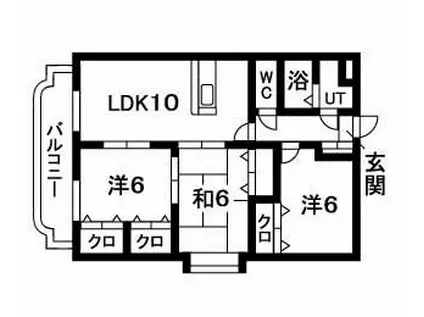 Y.M.HAYASHI(3LDK/5階)の間取り写真