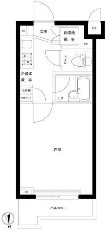 ルーブル大鳥居 2階階 間取り