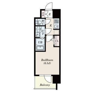 S-RESIDENCE城東SEVER(1K/10階)の間取り写真