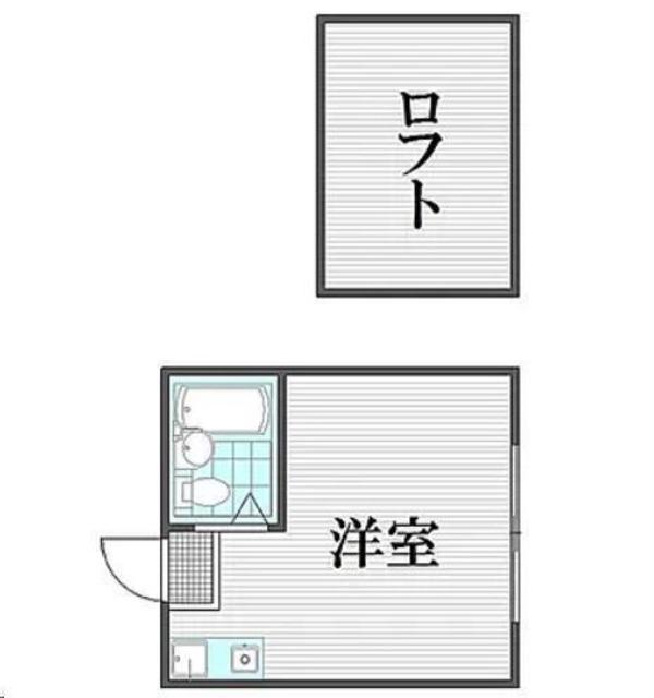 カルタス21方南町第2(ワンルーム/1階)の間取り写真