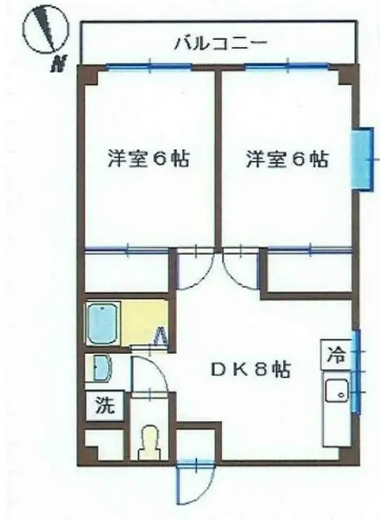 相模大野ロイヤルマンション 1階階 間取り