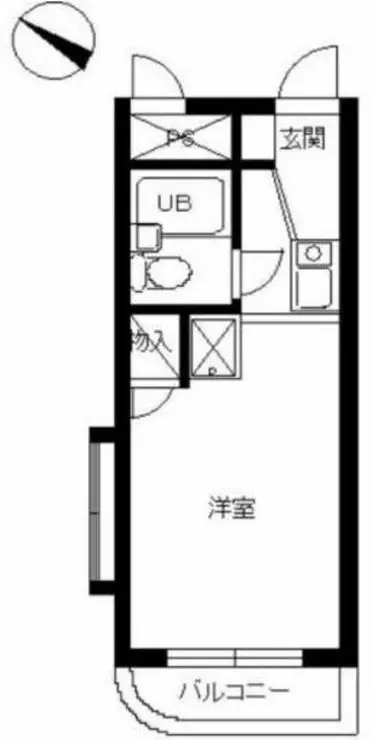 スカイコート宮崎台第3 4階階 間取り