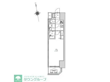 CRESTTAPP金山(1K/7階)の間取り写真