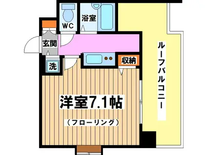 トーシンフェニックス吉祥寺クアトロ(1K/9階)の間取り写真