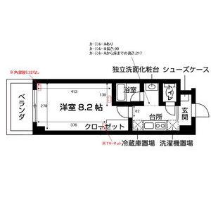 GRAND JET(1K/3階)の間取り写真