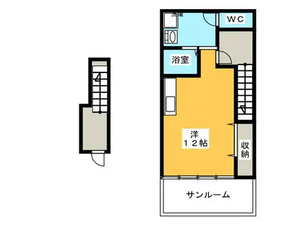 コーエイビル(ワンルーム/2階)の間取り写真