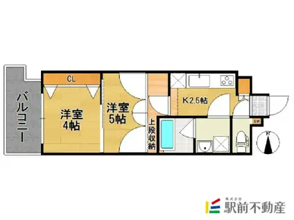 ORIENT BLD NO.87 マリア(2K/14階)の間取り写真