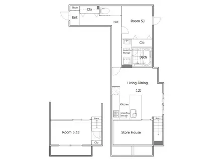 PLENA SOLIS 学芸大学(2SLDK/1階)の間取り写真