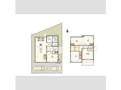 御立東一戸建(4SLDK/1階)の間取り写真