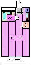 パシフィック大宮Ⅰ(ワンルーム/2階)の間取り写真