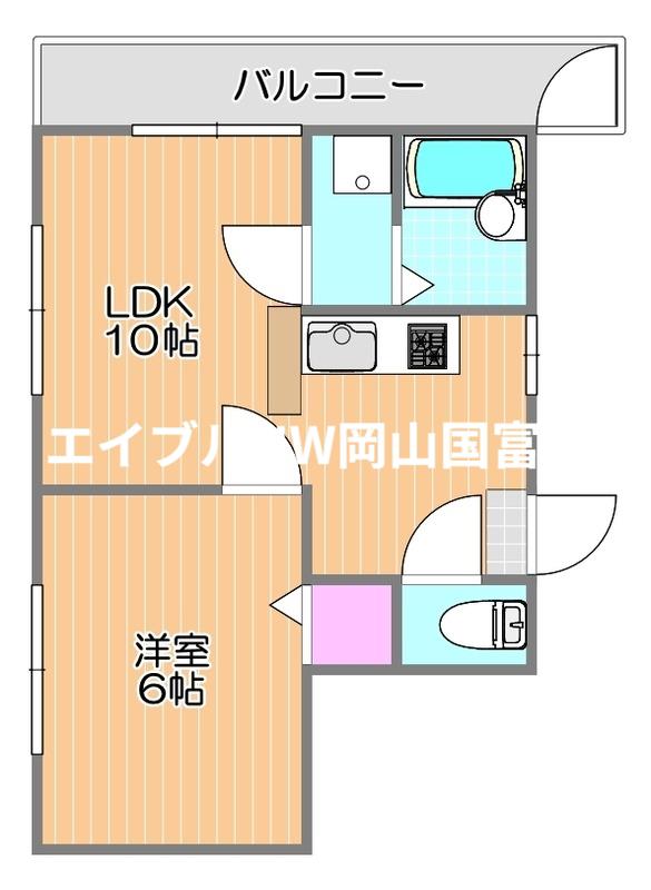 ハイム331(1LDK/4階)の間取り写真