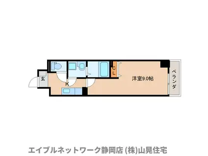 ZENITH(1K/6階)の間取り写真