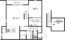 ベリアスバベル(1LDK/2階)の間取り写真