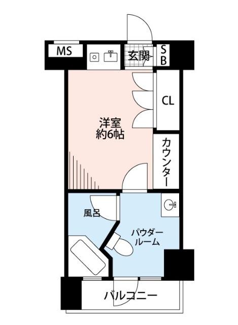 横浜南ダイカンプラザシティ(ワンルーム/2階)の間取り写真