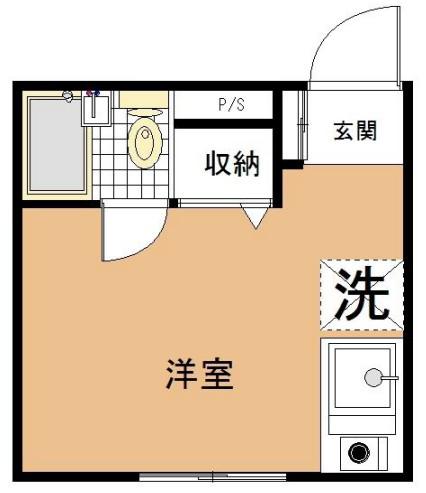 錦町ビル(ワンルーム/3階)の間取り写真