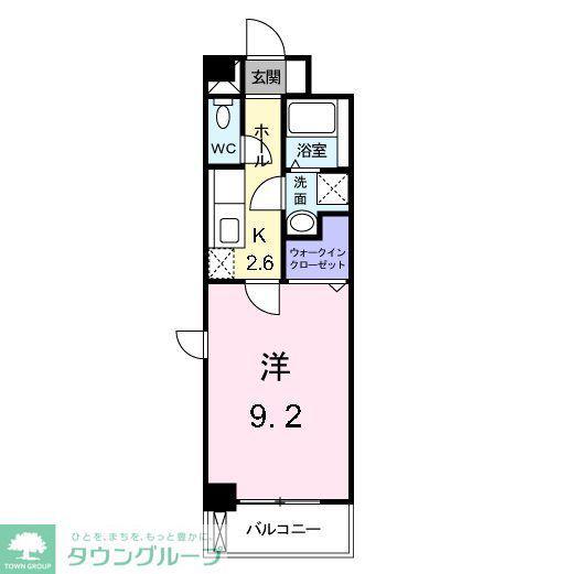ヴィラ清寿(1K/4階)の間取り写真