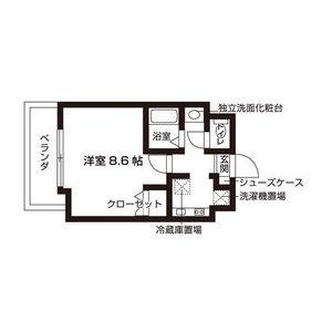 ウイステリア千種(1K/10階)の間取り写真
