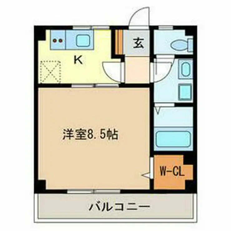 エスペランサ北浦和 3階階 間取り