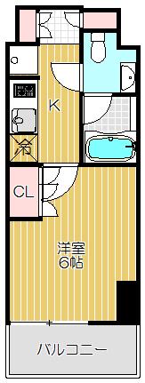 アーバネックス旗の台(1K/7階)の間取り写真