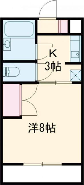 エステートエンゼル(1K/1階)の間取り写真