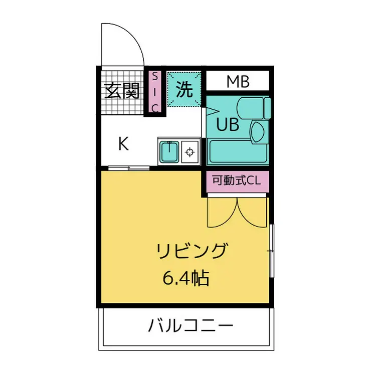 南行徳ハイツ 3階階 間取り