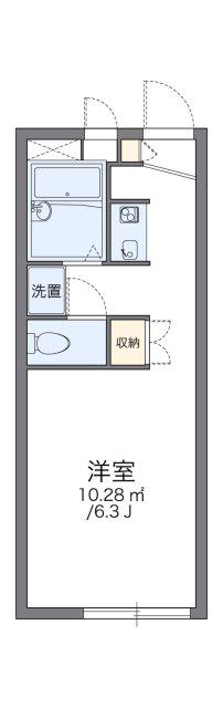 レオパレス猪名川(1K/2階)の間取り写真