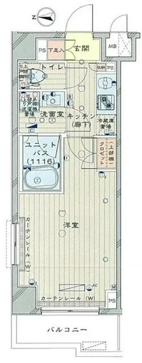 ルーブル高島平 5階階 間取り