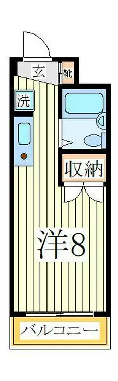 オーキスビル 4階階 間取り
