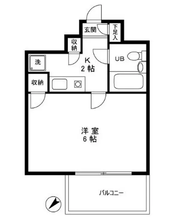 ライベストコート南長崎 3階階 間取り