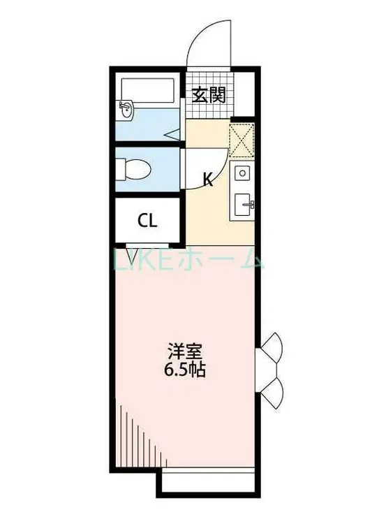 シテ・ラピーヌ若宮 1階階 間取り