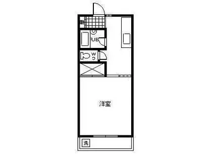 コーポアーバンスペース(1K/3階)の間取り写真