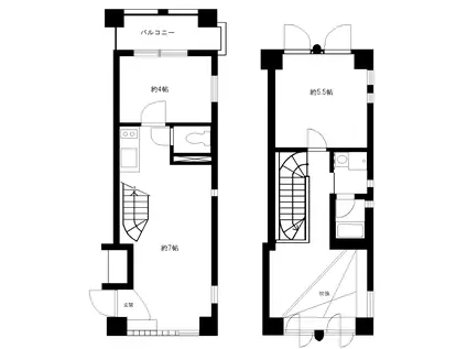 アシスト94(2LDK/5階)の間取り写真