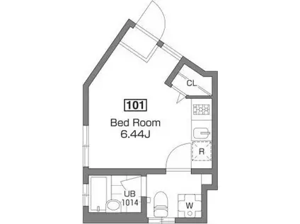 RIKOHOUSE-女性限定-(ワンルーム/1階)の間取り写真