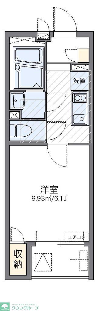 レオネクストNYT(1K/3階)の間取り写真