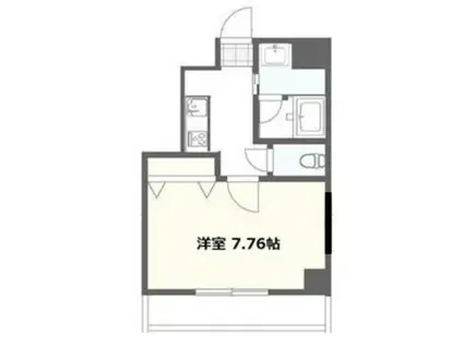 UGHD水天宮前(1K/4階)の間取り写真