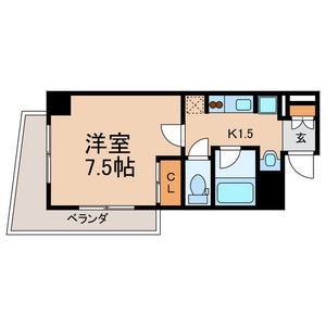 ラニカイビレッジ(1K/1階)の間取り写真