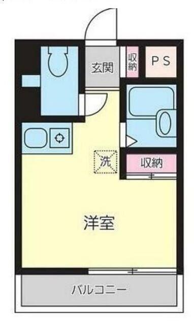 TKマンション(ワンルーム/4階)の間取り写真