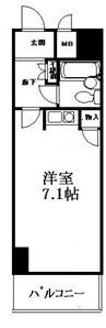 藤和シティコープ浅間町(ワンルーム/2階)の間取り写真