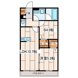 さくら十番館(1SLDK/3階)の間取り写真
