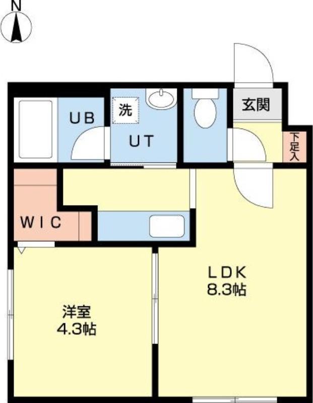 フレンズN20(1LDK/2階)の間取り写真