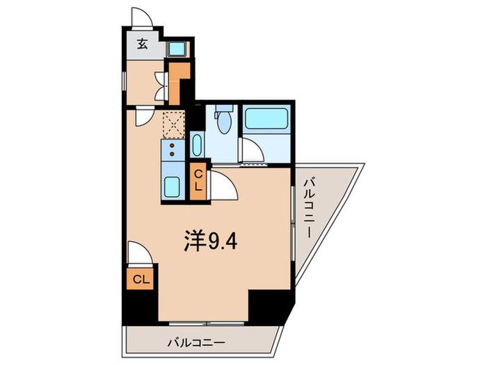 レジデンス雪が谷大塚(ワンルーム/5階)の間取り写真