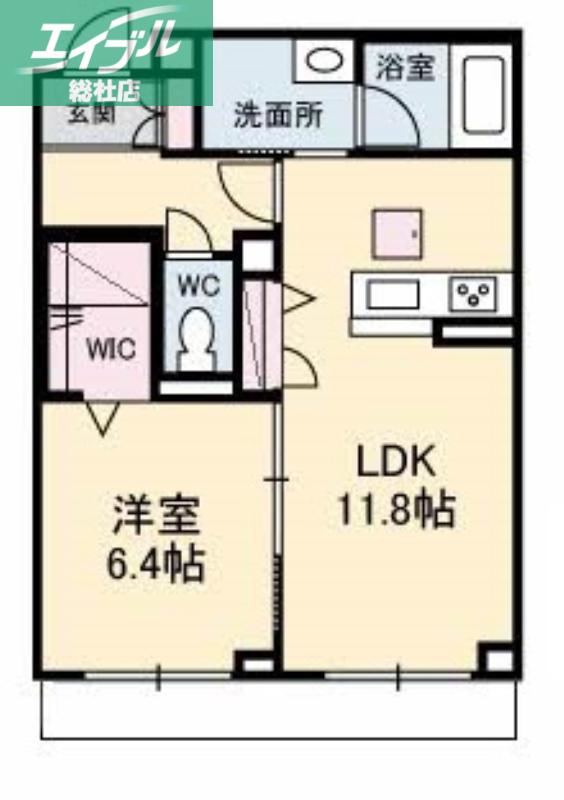 ファボーレ神田(1LDK/1階)の間取り写真