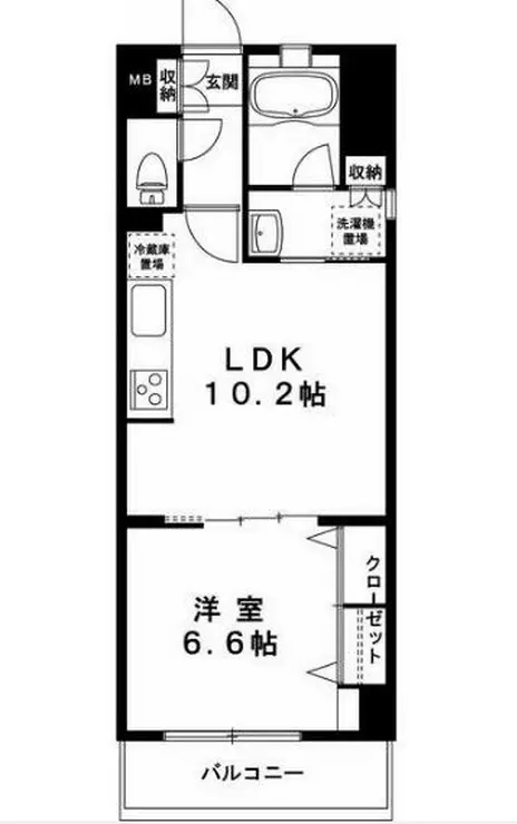 グランデュールIII江ノ島 2階階 間取り