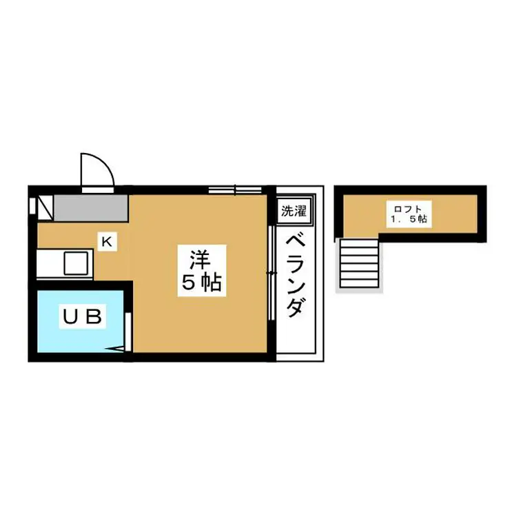 ラビアン西調布 1階階 間取り
